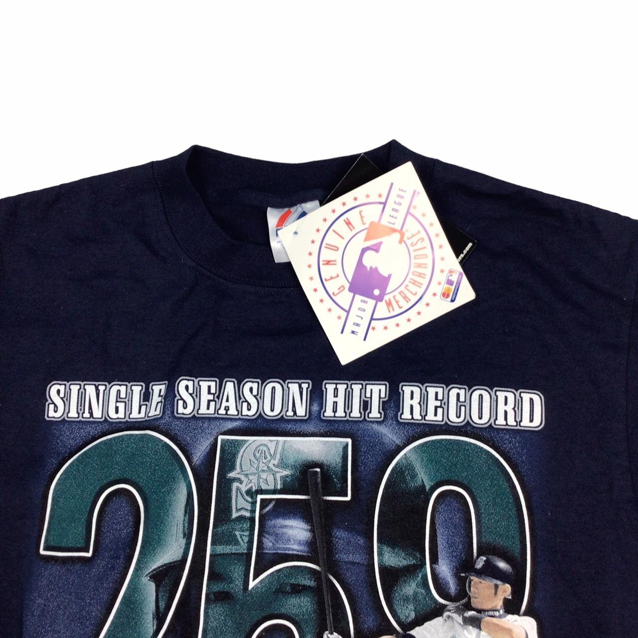 Vintage Seattle Mariners Ichiro T-shirt Deadstock - - Depop