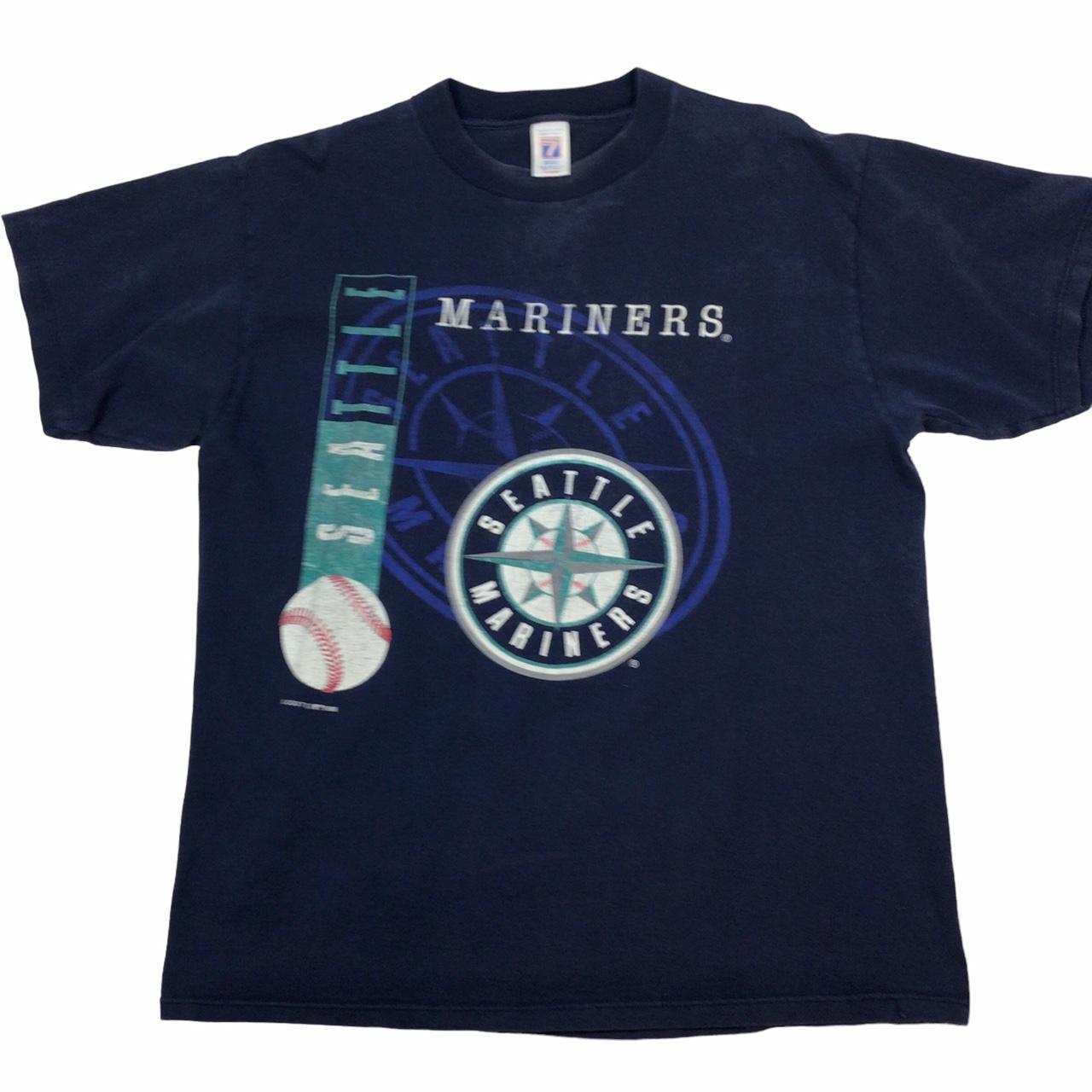 Vintage 1995 Seattle Mariners Shirt. The shirt is in - Depop