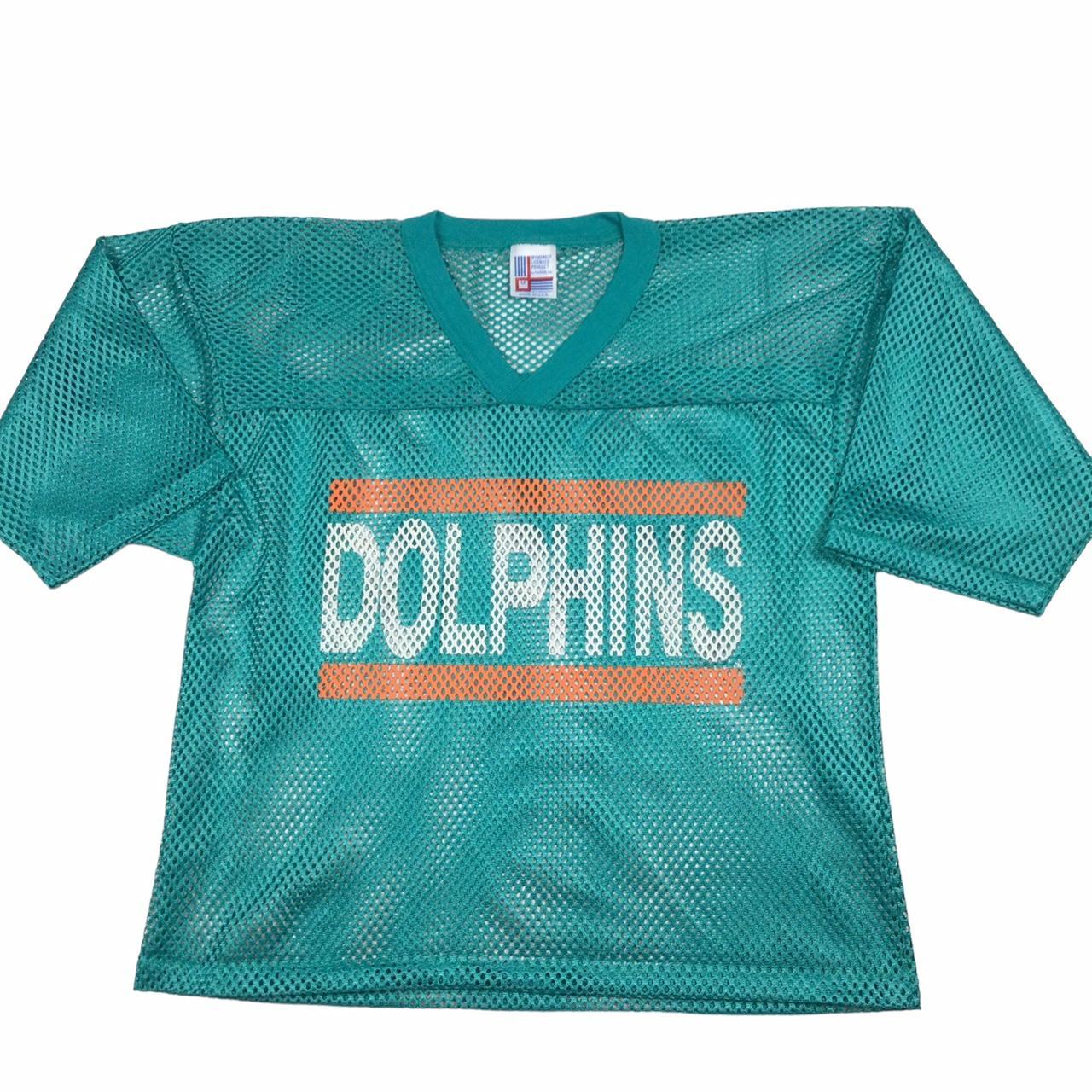 Miami Dolphins Blank Jersey Vintage 80s NFL Football - Depop