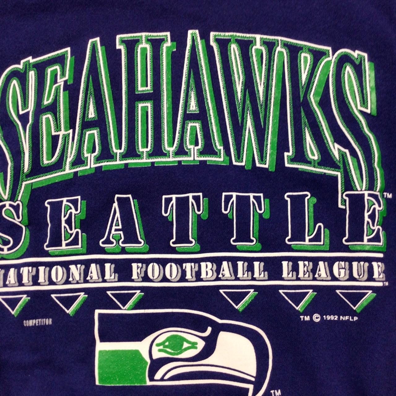 1992 Seattle Seahawks vintage NFL crewneck - Depop