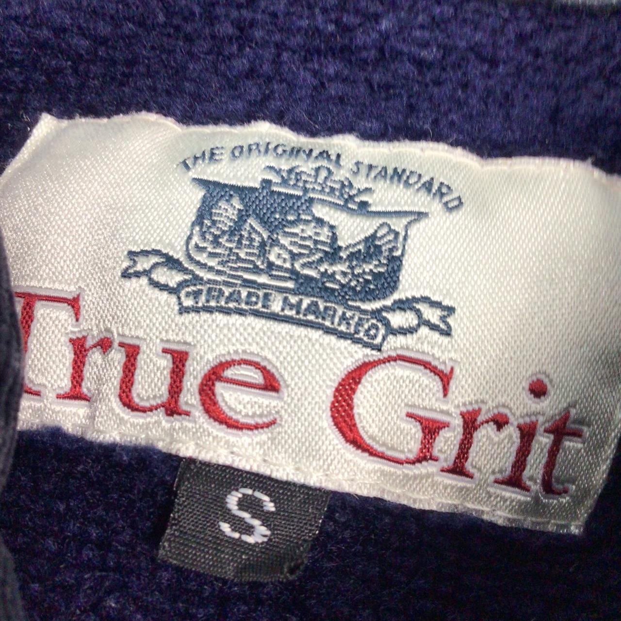 Vintage True Grit button front collared... - Depop