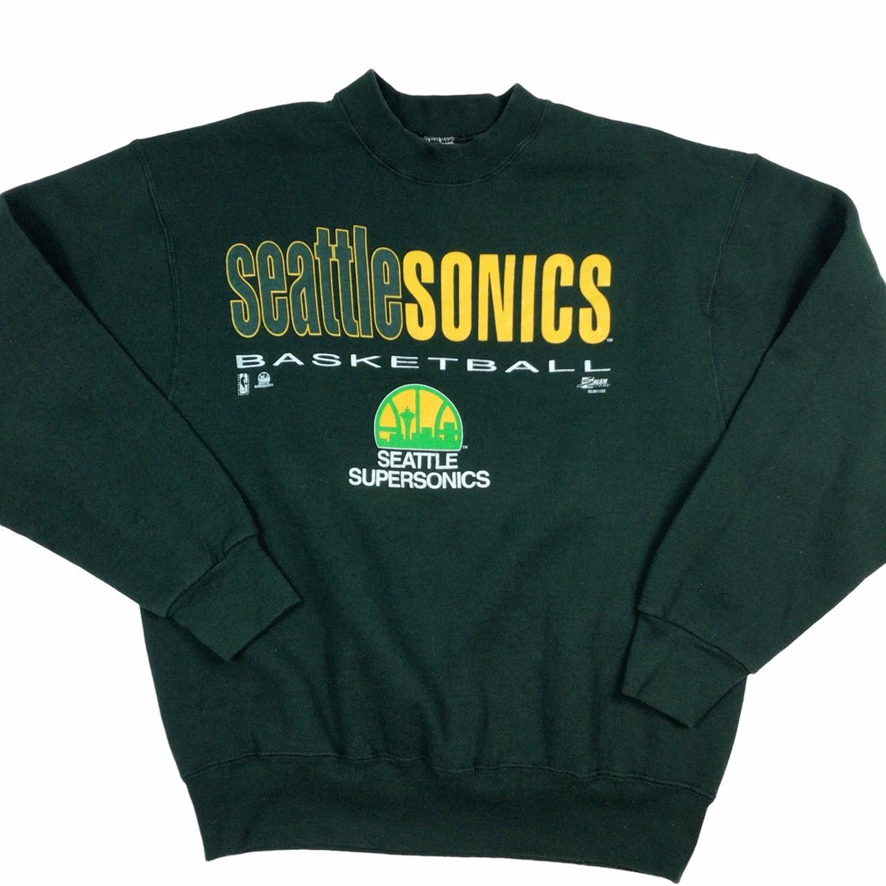 Vintage cheapest NBA Seattle Sonics crewneck