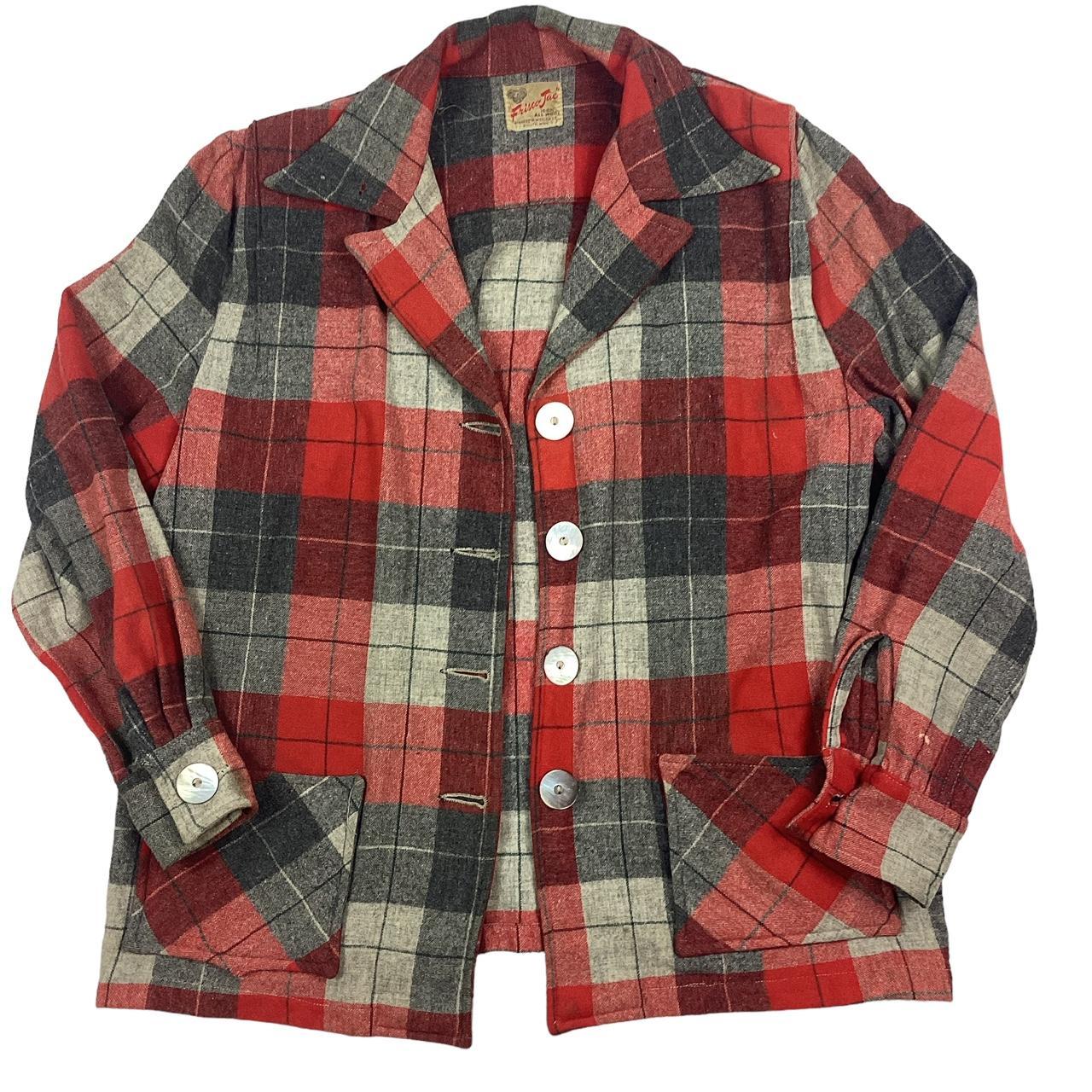 Vintage cheapest Minnesota Woolen Plaid Flannel Jacket