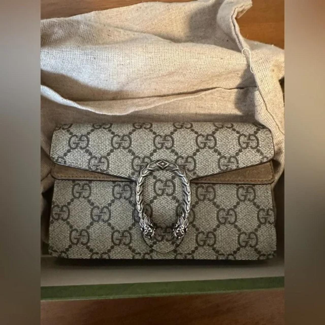 Gucci Dionysus GG Supreme super mini bag Only used Depop