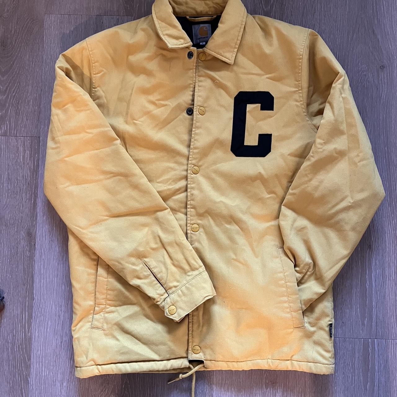 Carhartt WIP penn coach jacket. Super wavy yellow