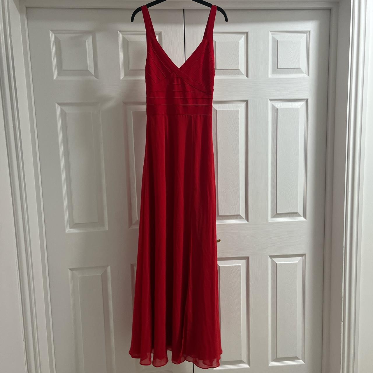 lipsy red prom dress
