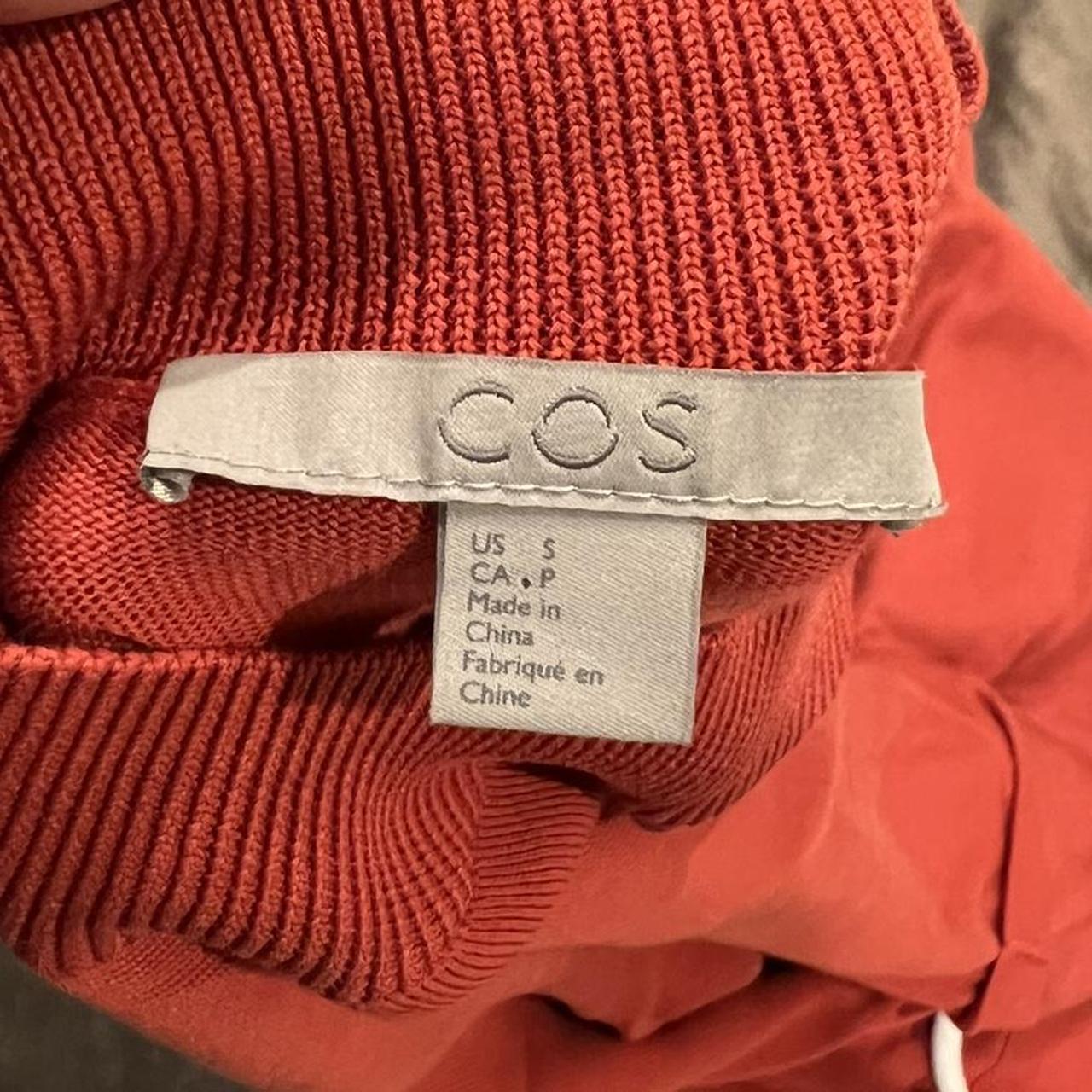 COS Women's Orange and Red Dress | Depop