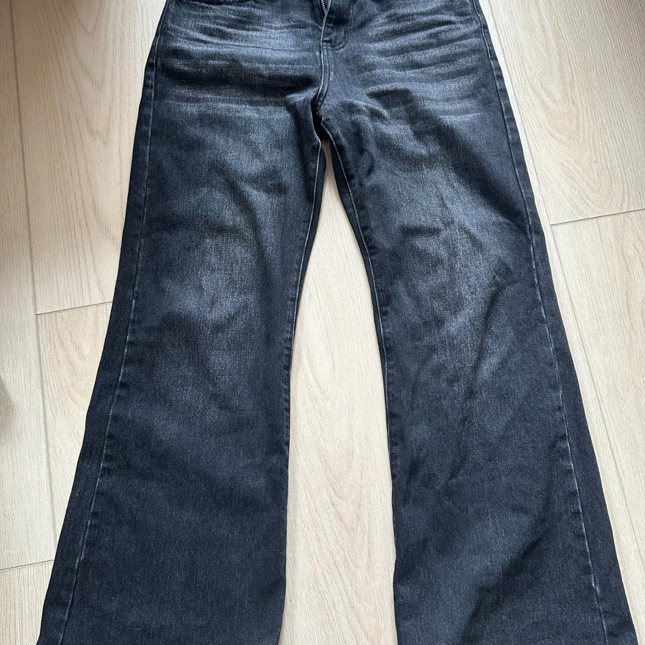 Basketcase Gallery LAX Flare in Black Wash in Size | Depop