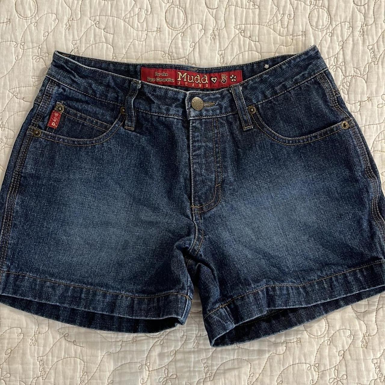 Mudd Clothing Women's Blue Shorts Depop