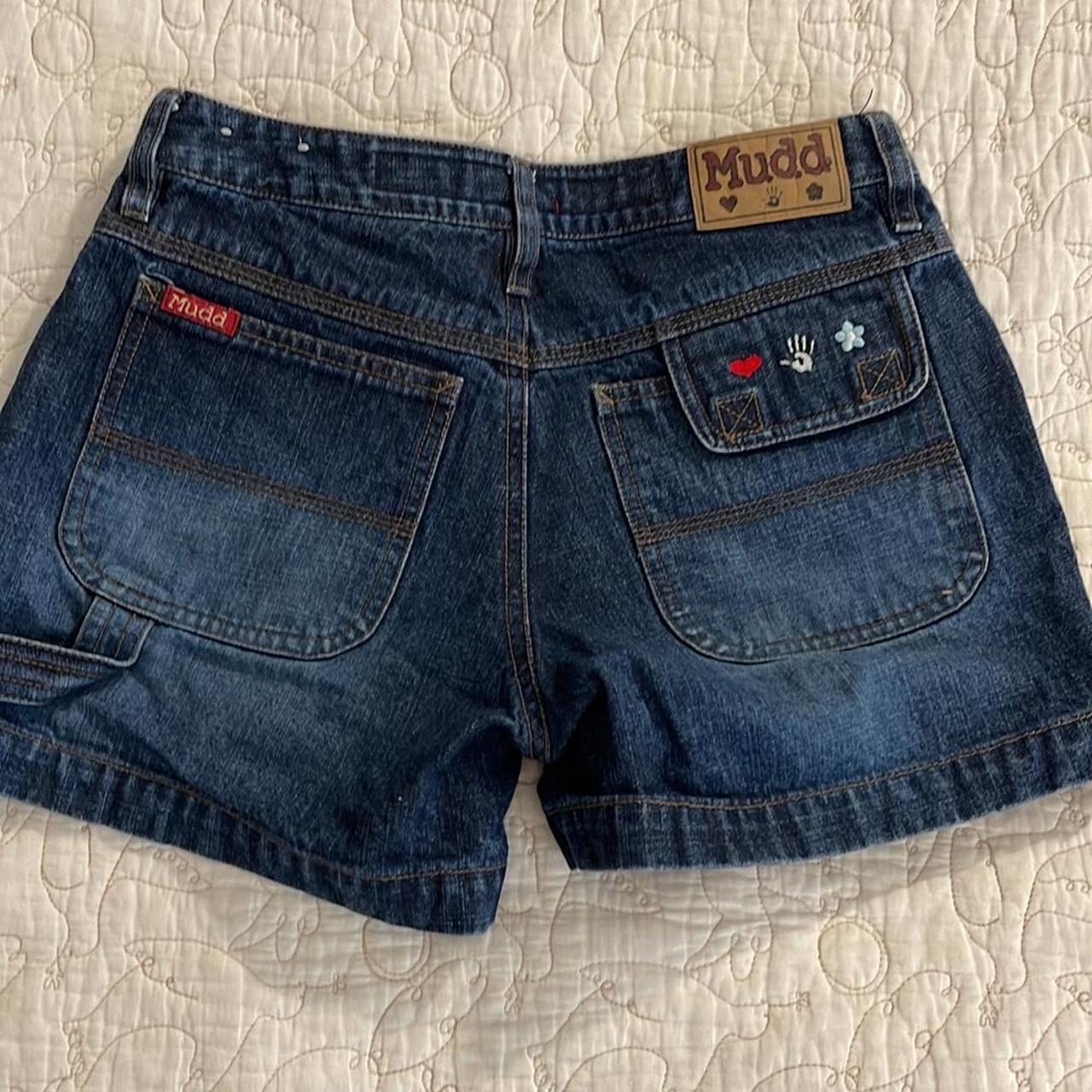 Mudd Clothing Women's Blue Shorts Depop
