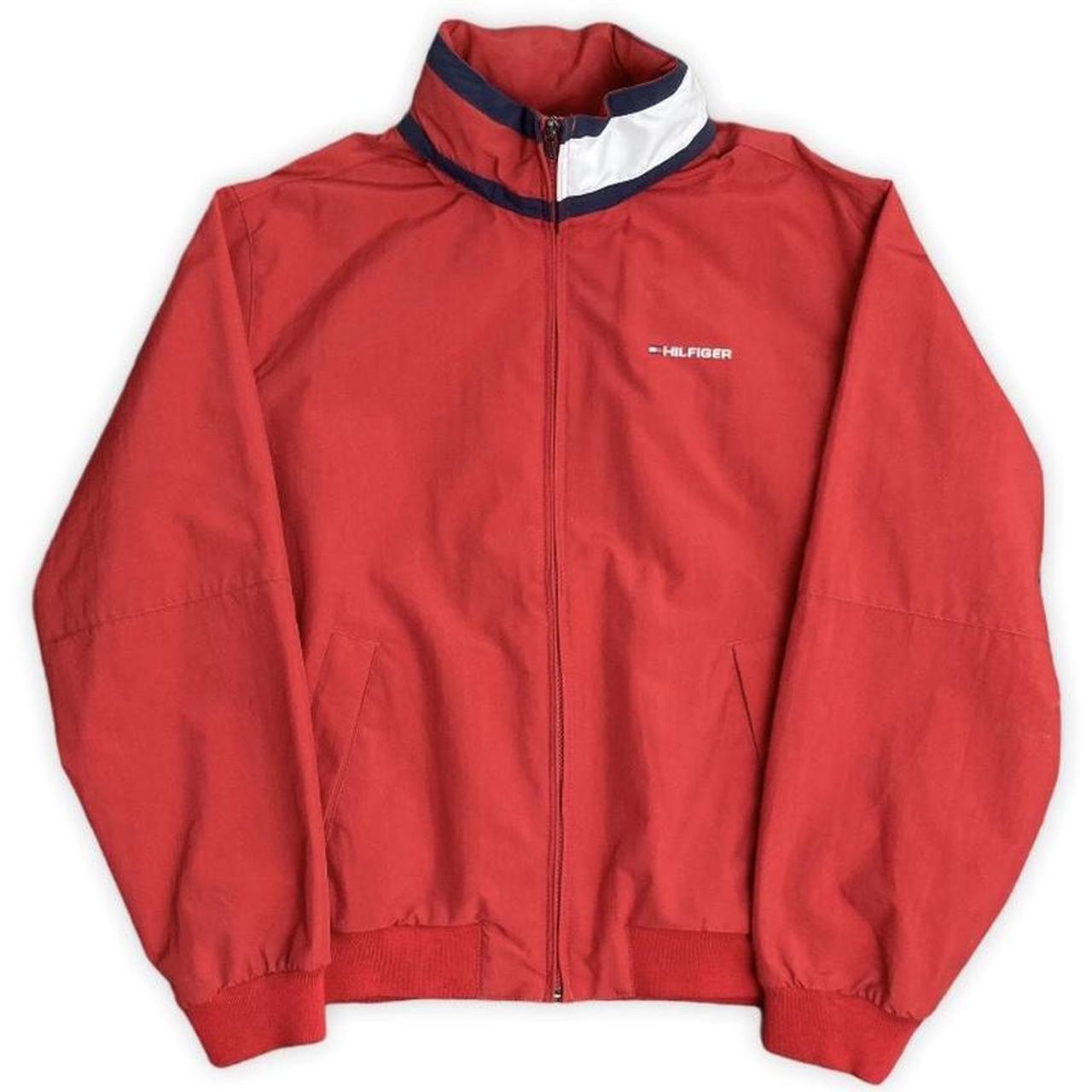 Tommy Hilfiger Men's Red Jacket | Depop