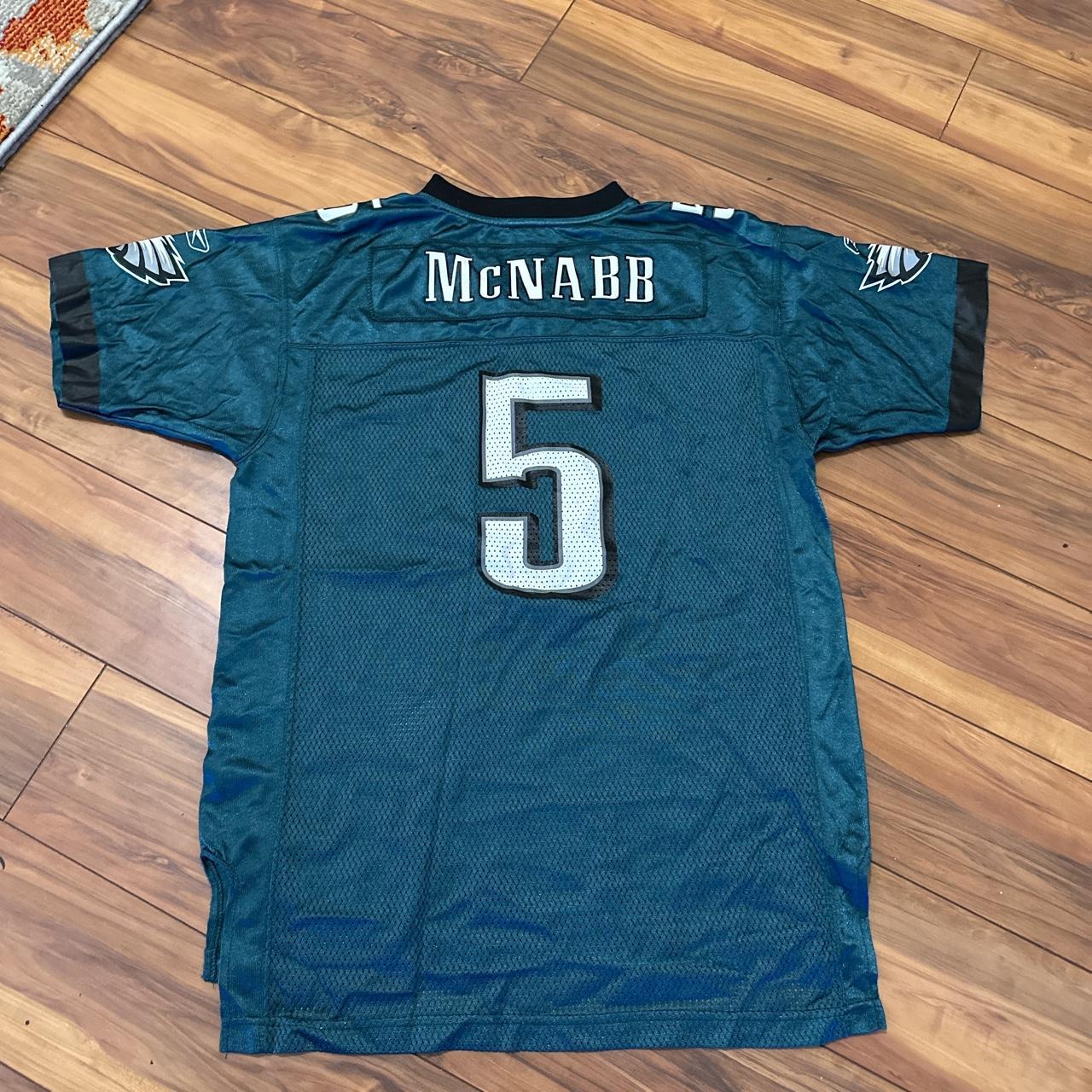 Reebok Philadelphia Eagles McNabb Jersey Green Men's - Depop