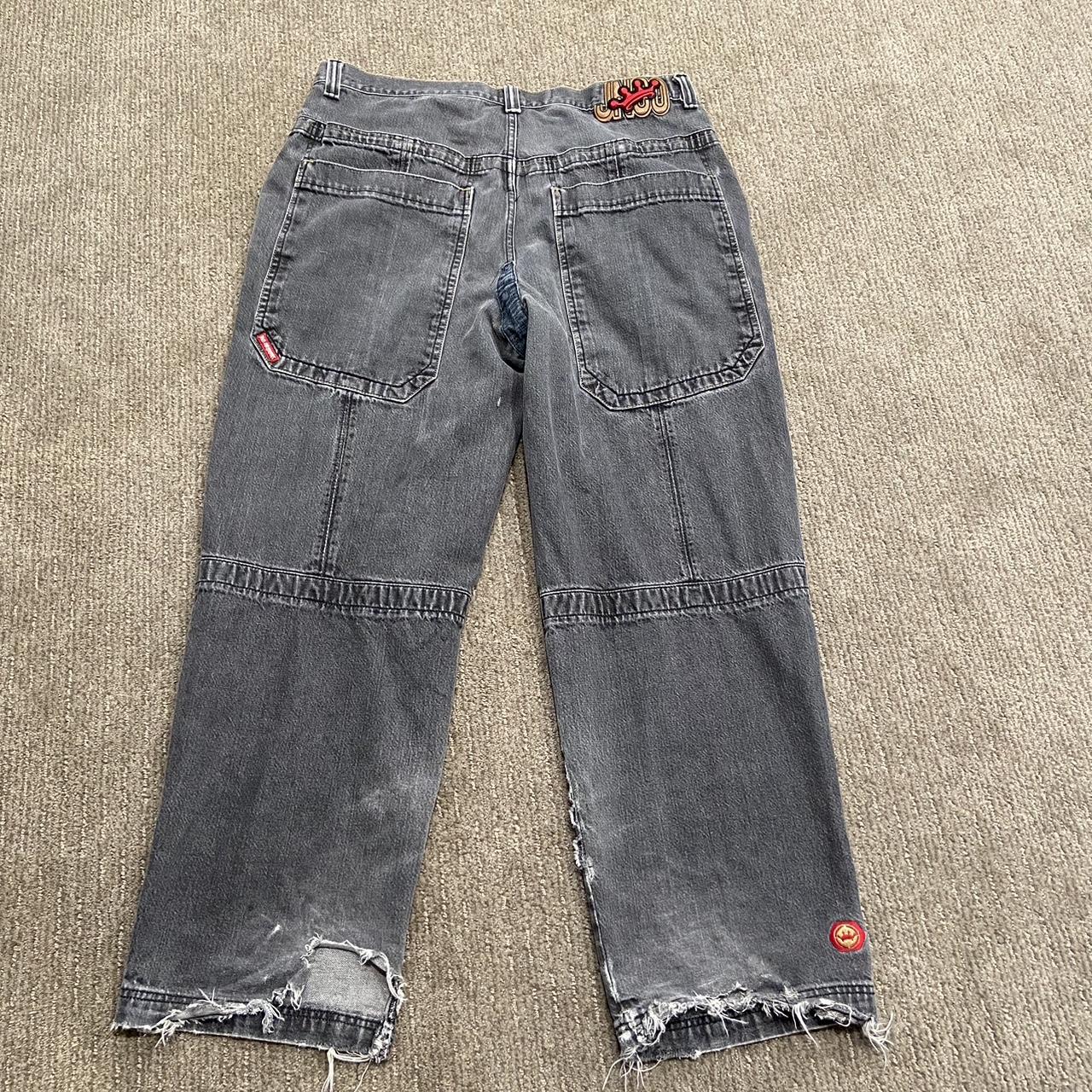 JNCO Men's Grey Jeans | Depop