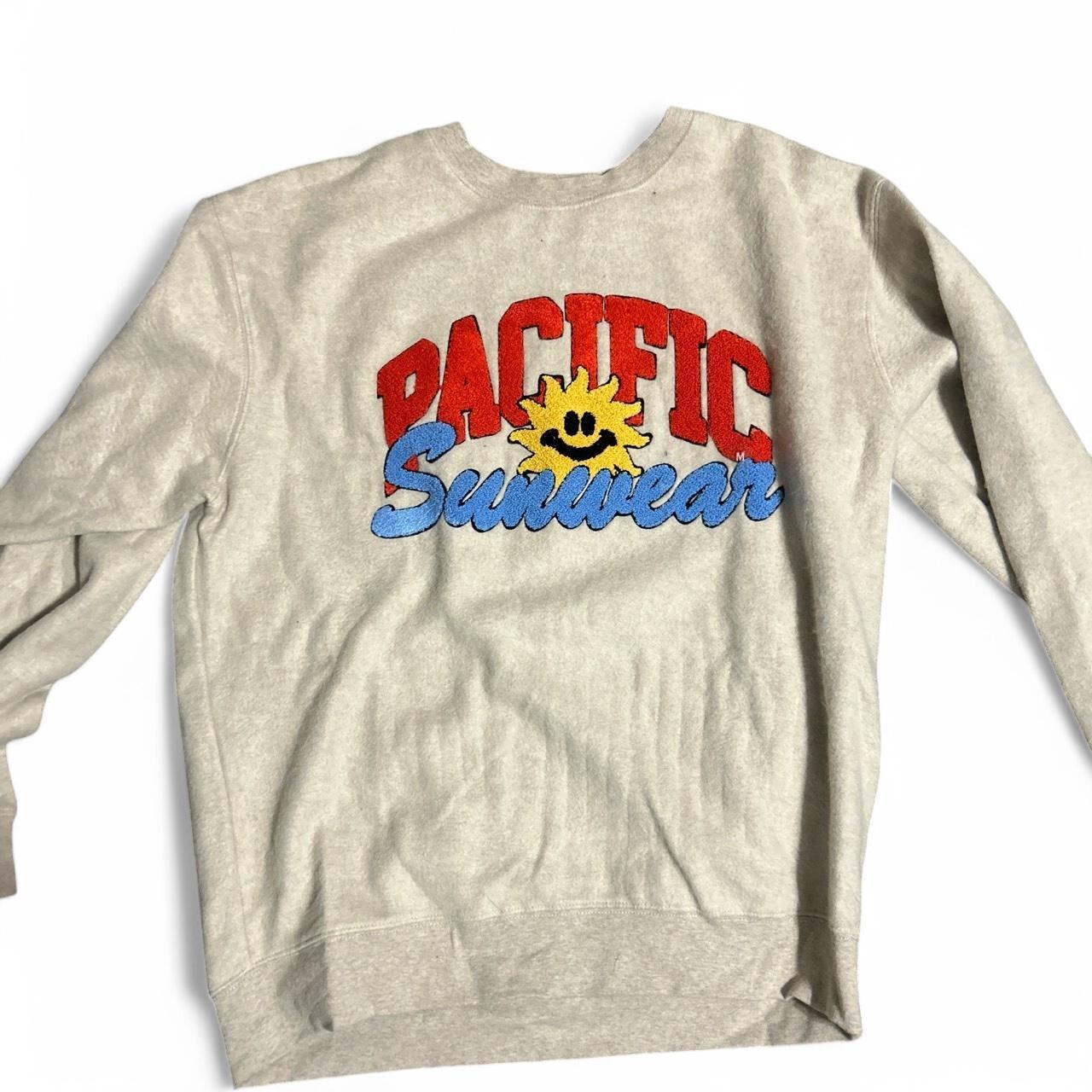PacSun Women's Sweatshirt Grey/Cream M – Pacsun Cream Pacific