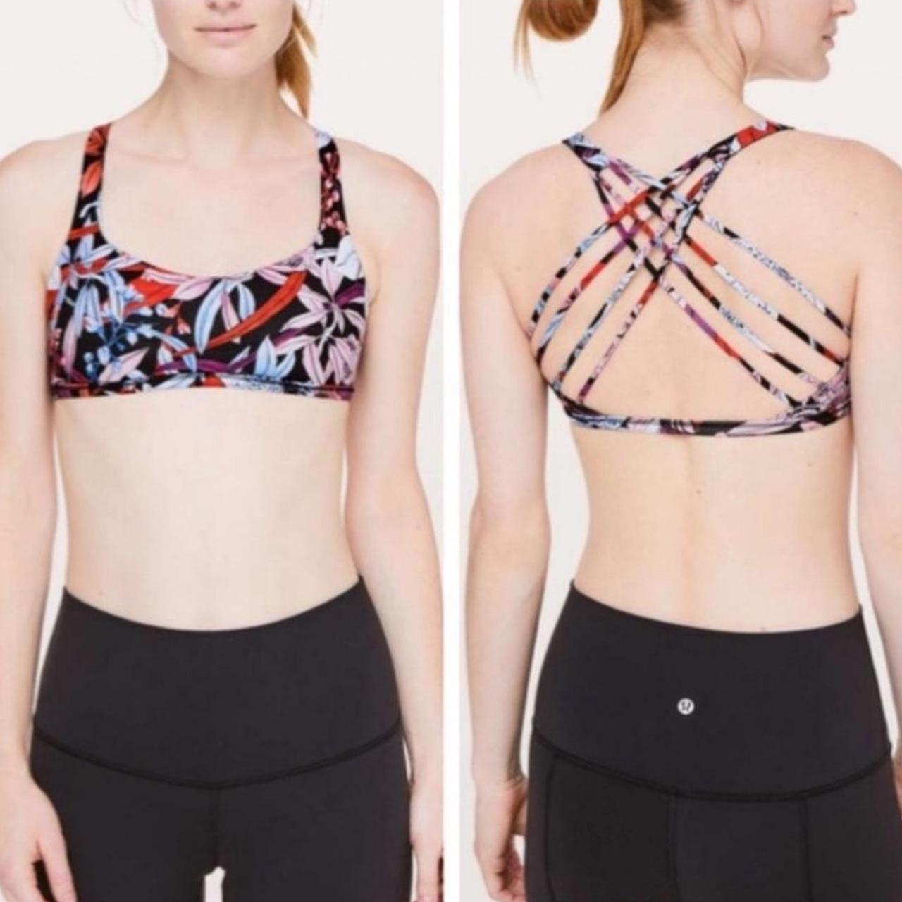 Lululemon sports bra, Strappy back , Size 6 , Unique