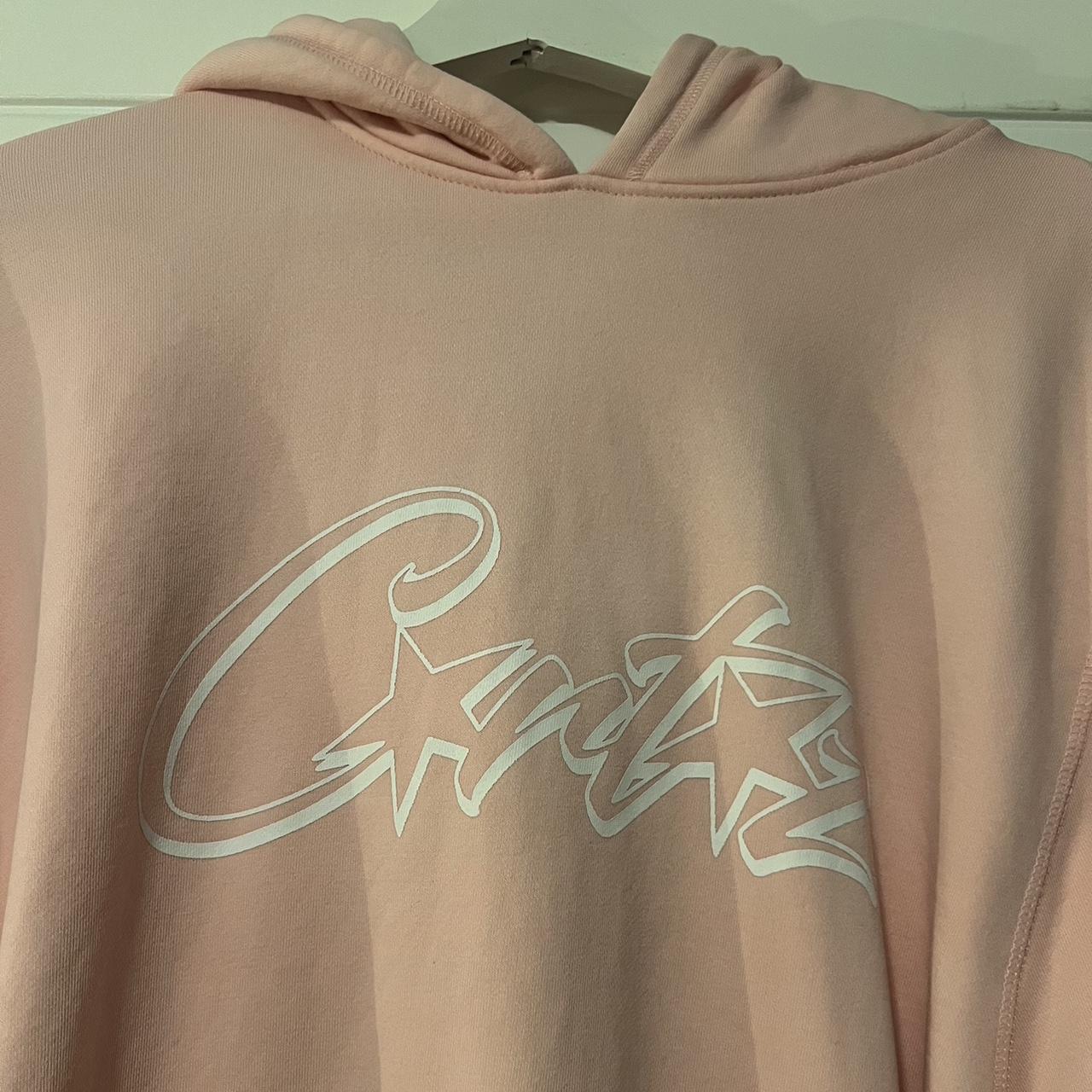 Corteiz AllStarz Hoodie Pink - Depop