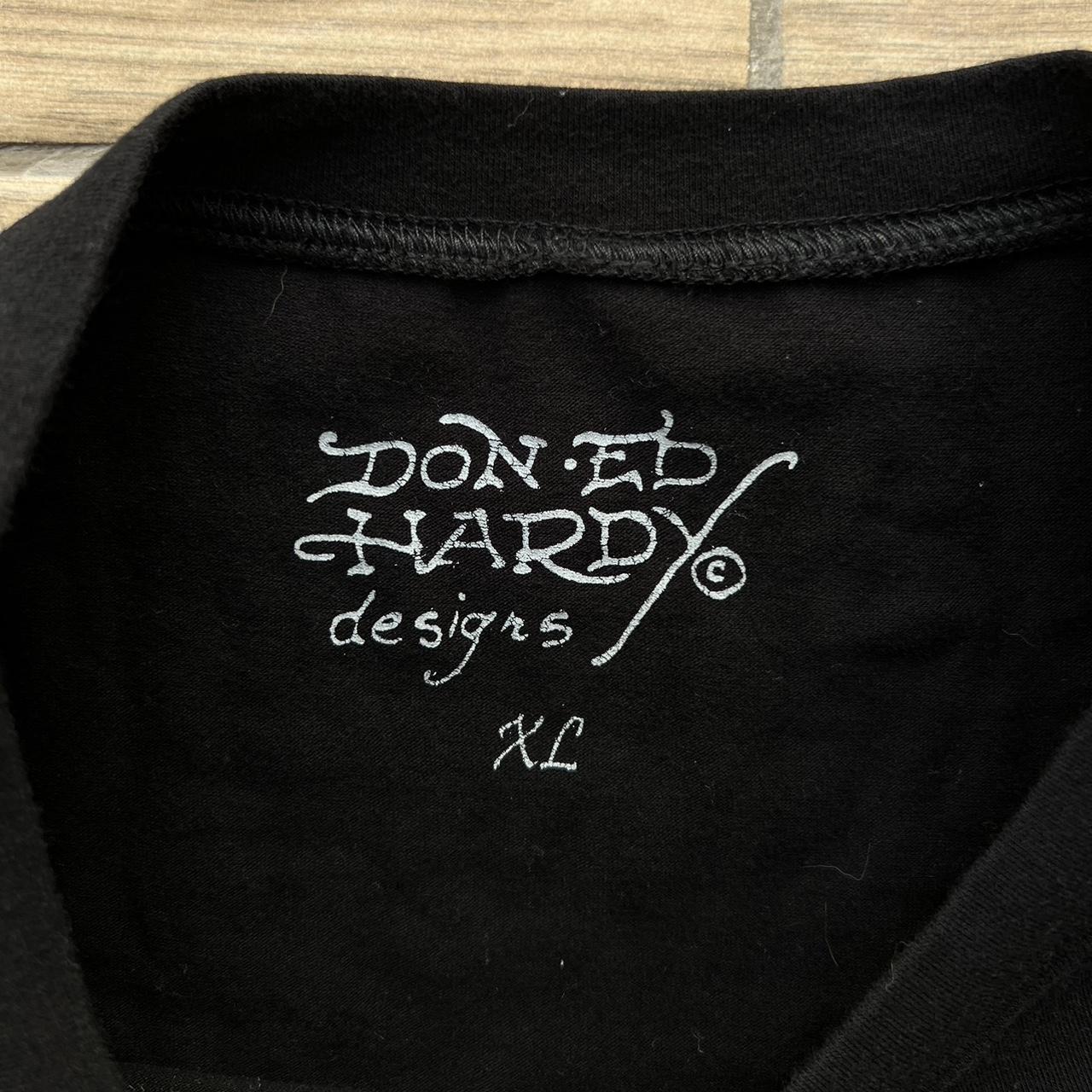 Don Ed Hardy Womens Short sleeve Size XL Small tiny... - Depop