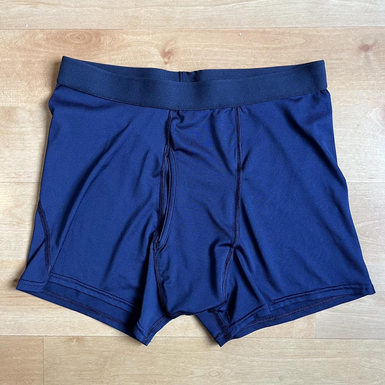 Patagonia Boxer Brief Blue Medium Good used... - Depop