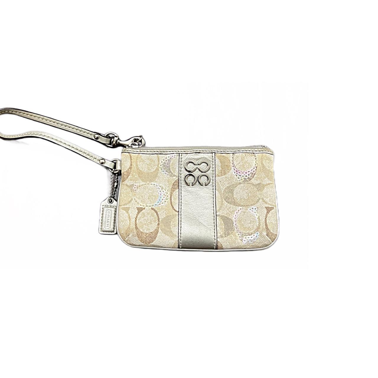 Coach on sale sequin wristlet