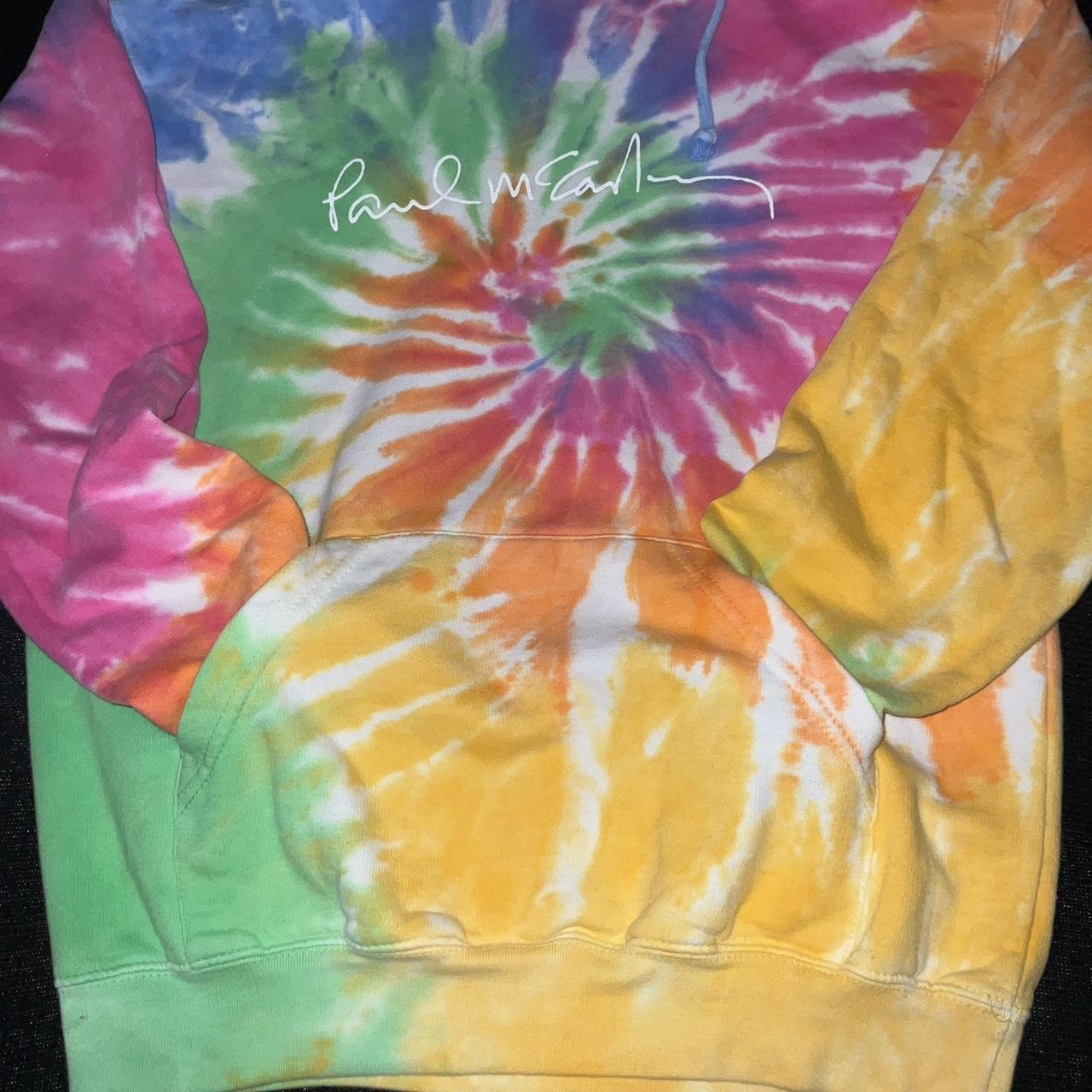 paul mccartney tie dye hoodie