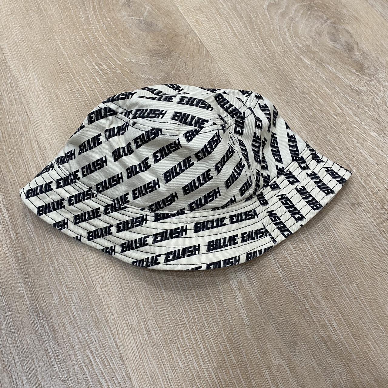 Billie Eilish black beanie with green logo. Bought | Depop