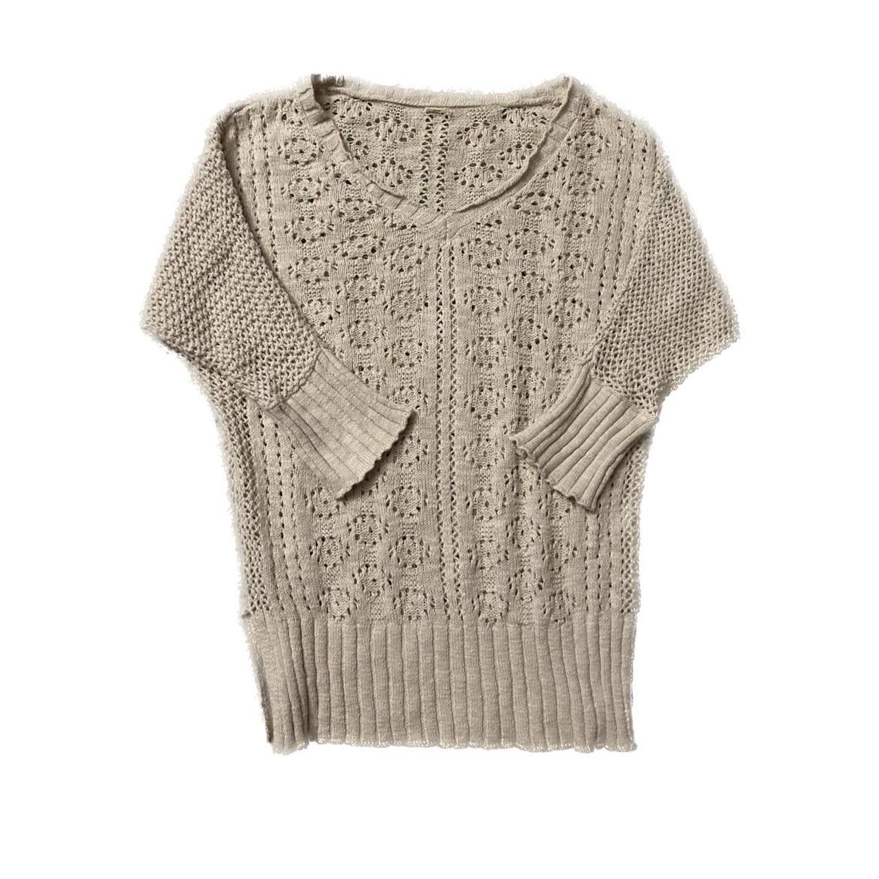 Women's Cream Jumper Depop