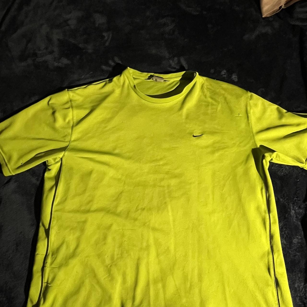 Green Nike sports jersey - Depop