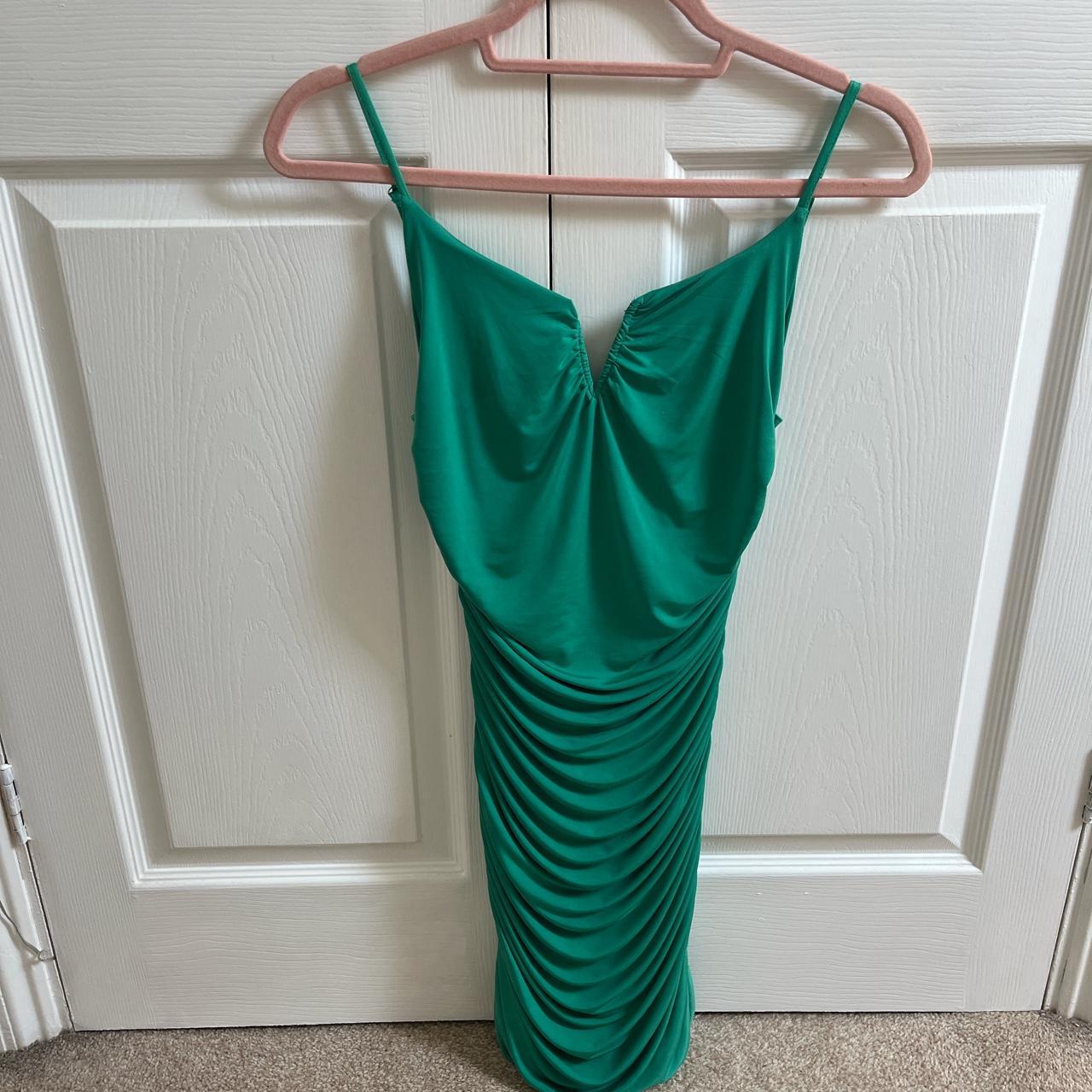 Quiz Women's Green Dress | Depop