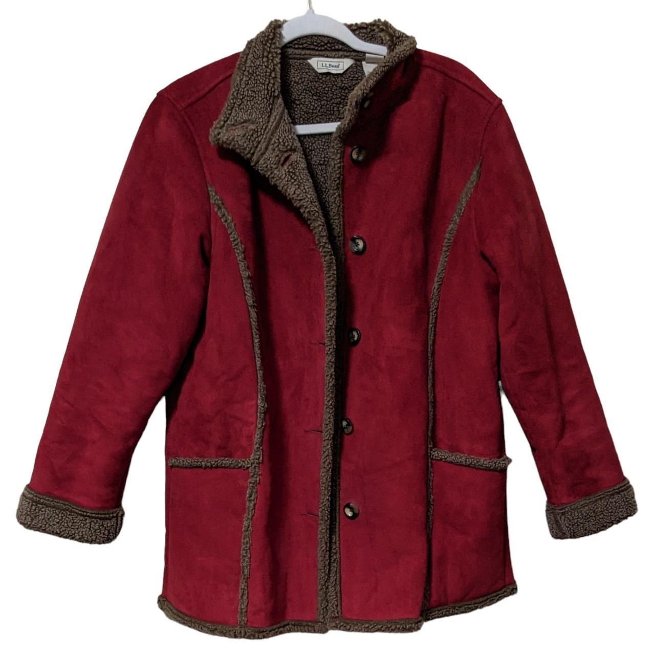 Ll bean discount faux shearling coat