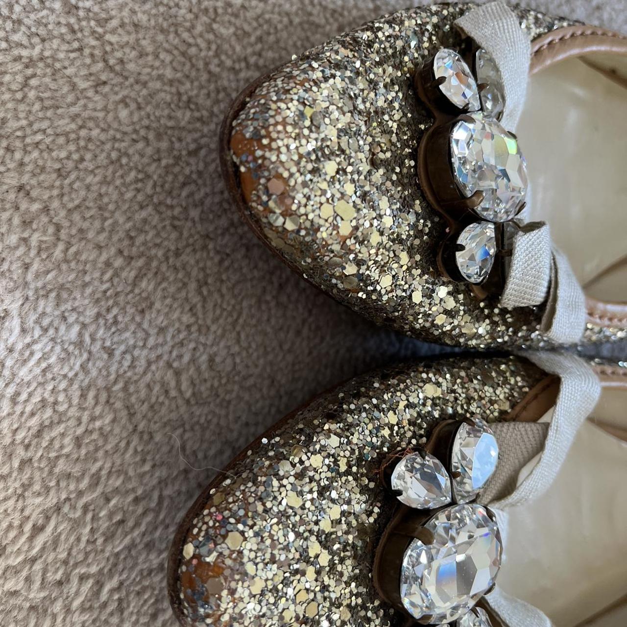 Women's Gold Balletshoes Depop