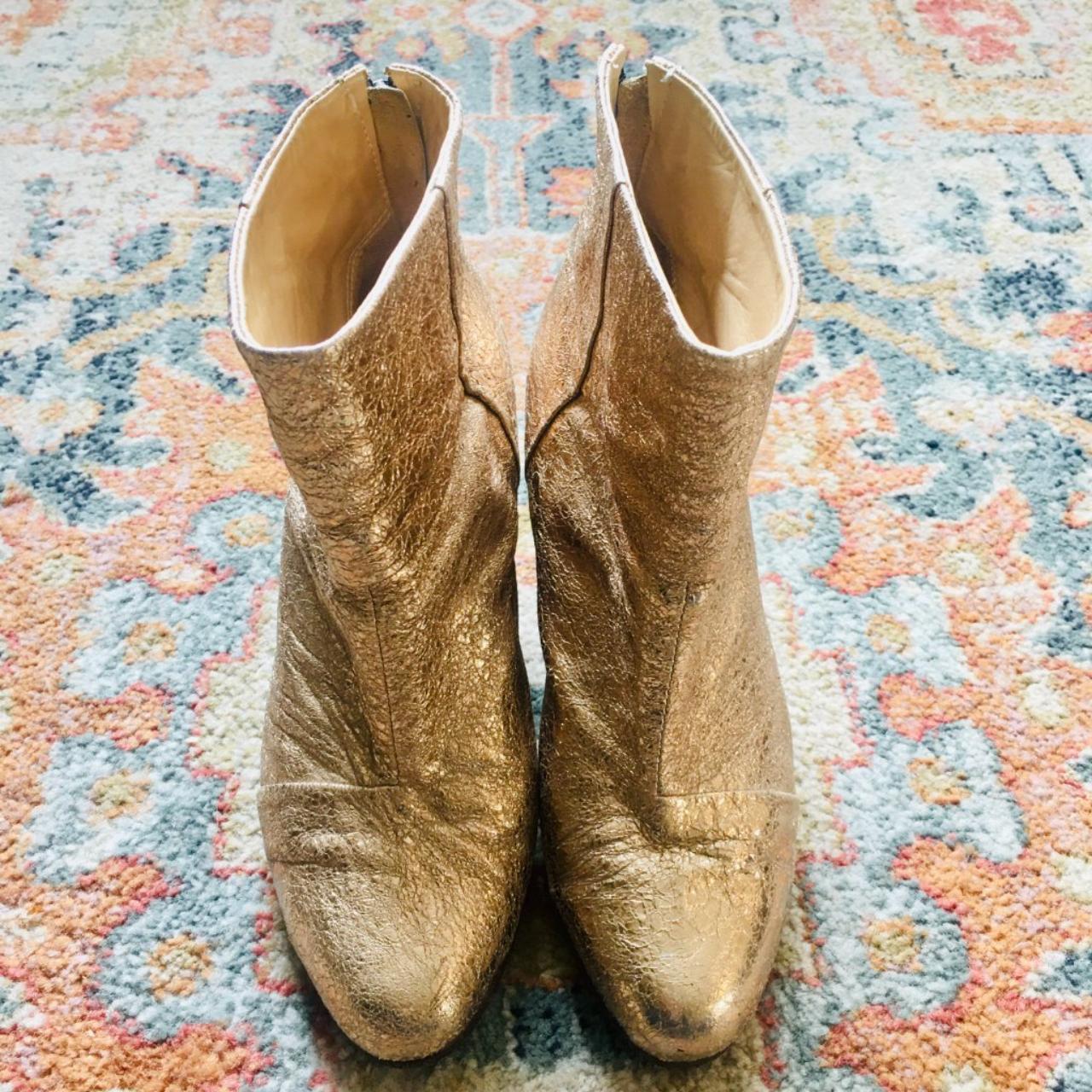 Rag and bone gold boots on sale