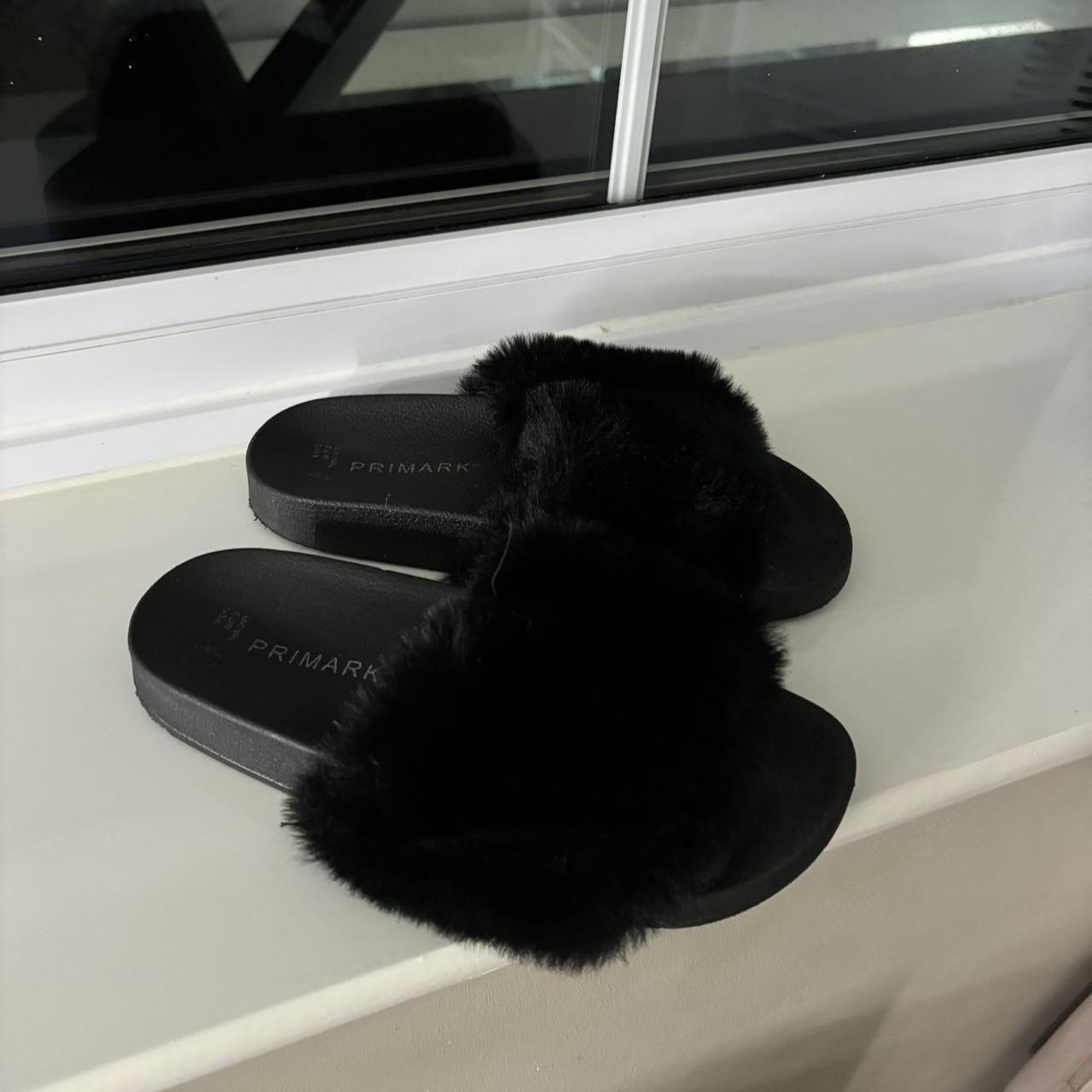 primark fluffy sliders