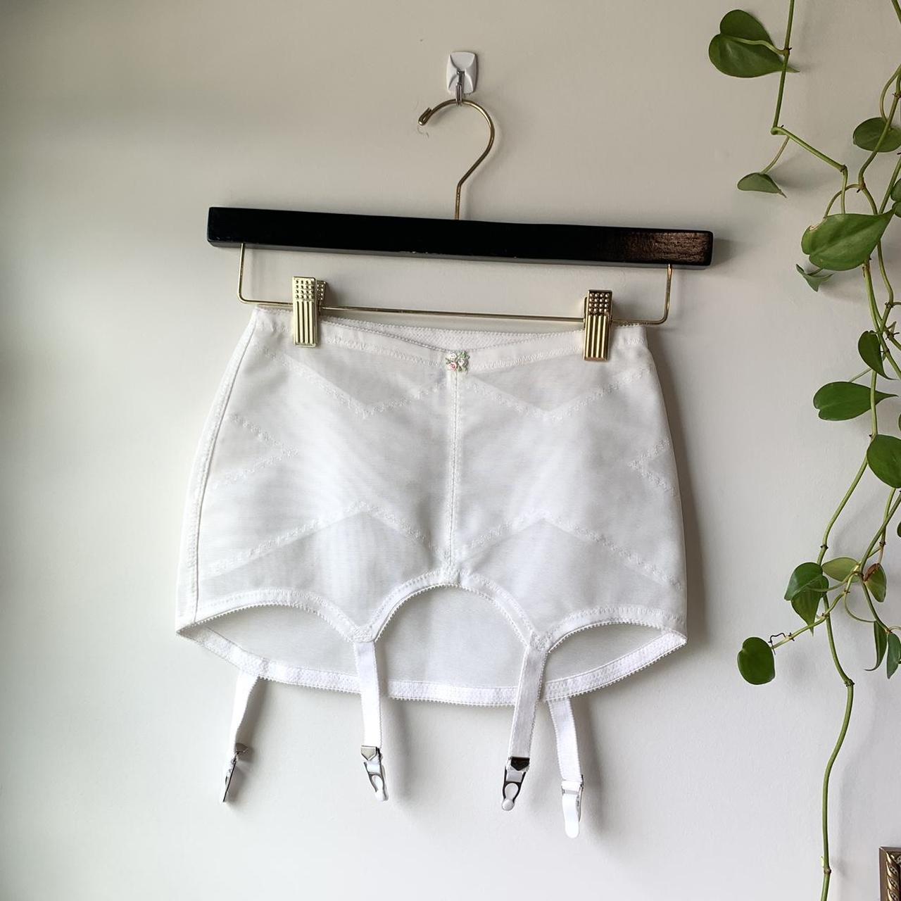 vintage venus girdle skirt sheer girdle skirt with... Depop