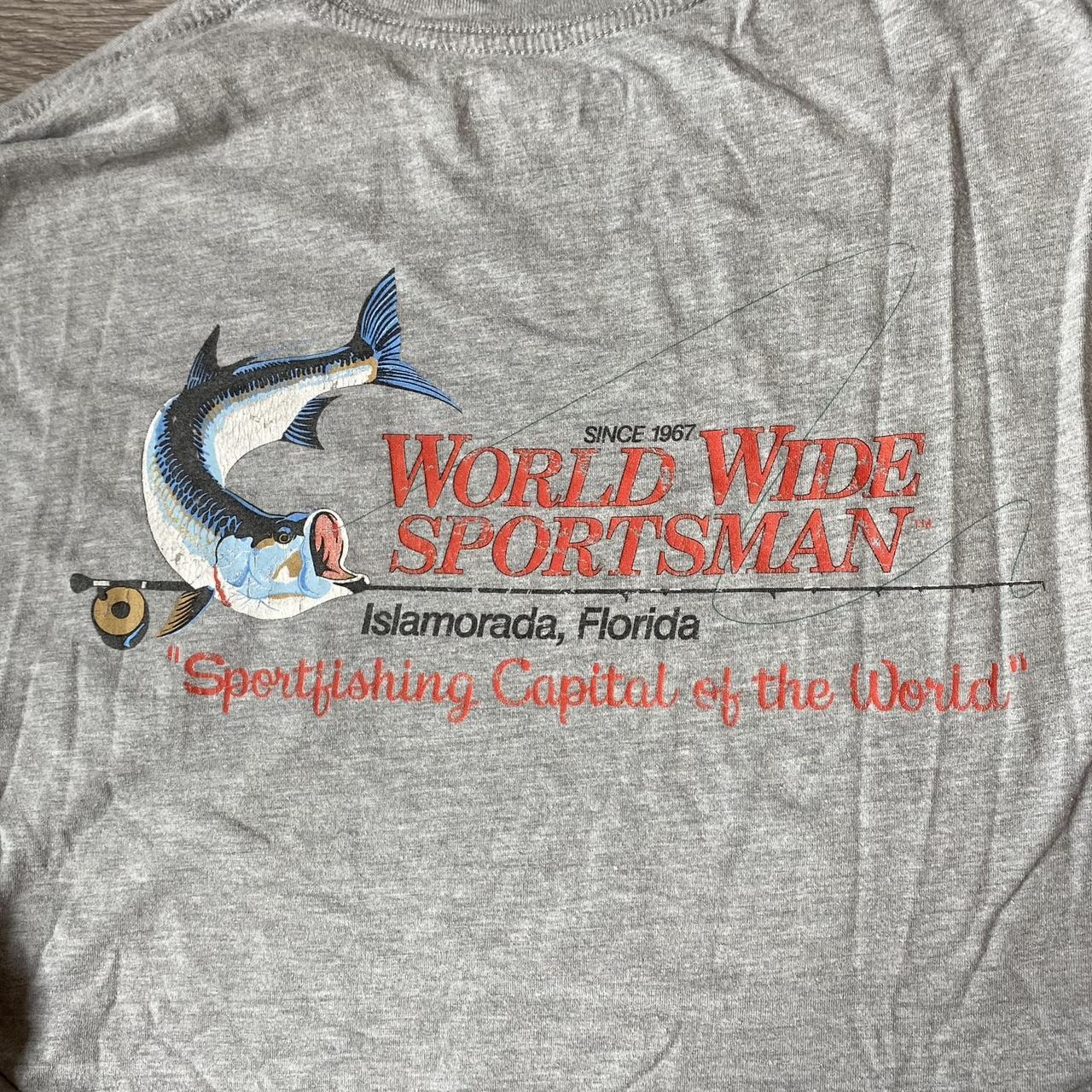 WORLD WIDE SPORTSMAN Vented LS Fishing Shirt Womens M