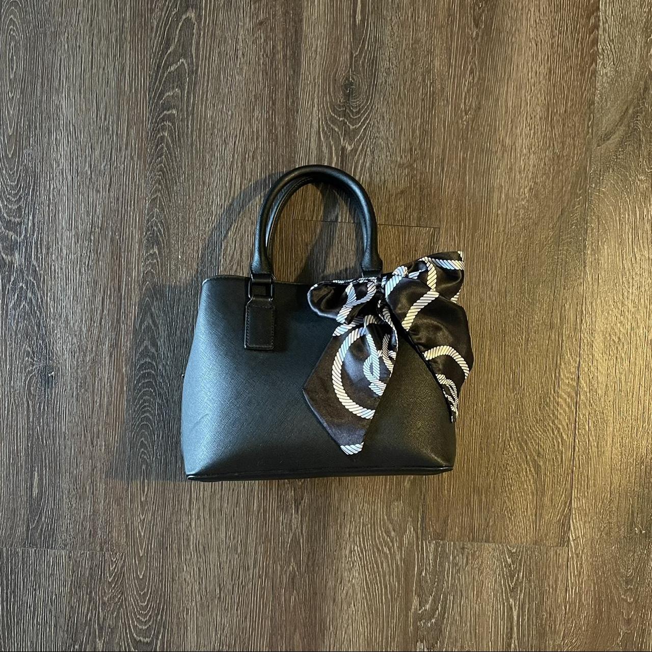 Little black leather online bag