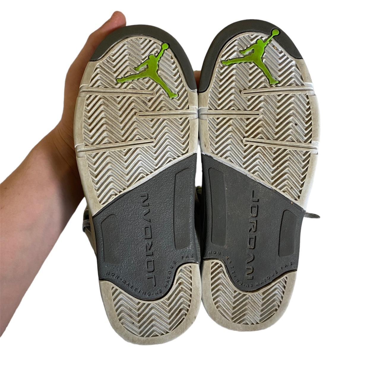 jordan 5 green bean on feet