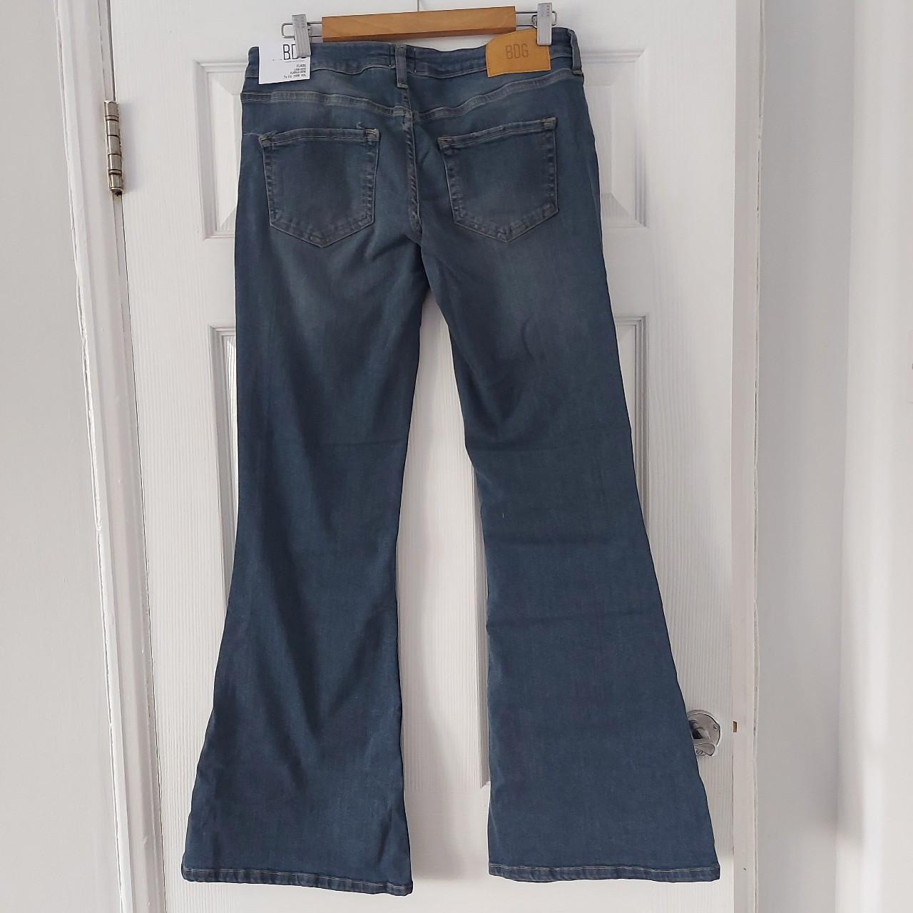 BDG Brooke Vintage Blue Low-Rise Flare Jeans. Button... - Depop