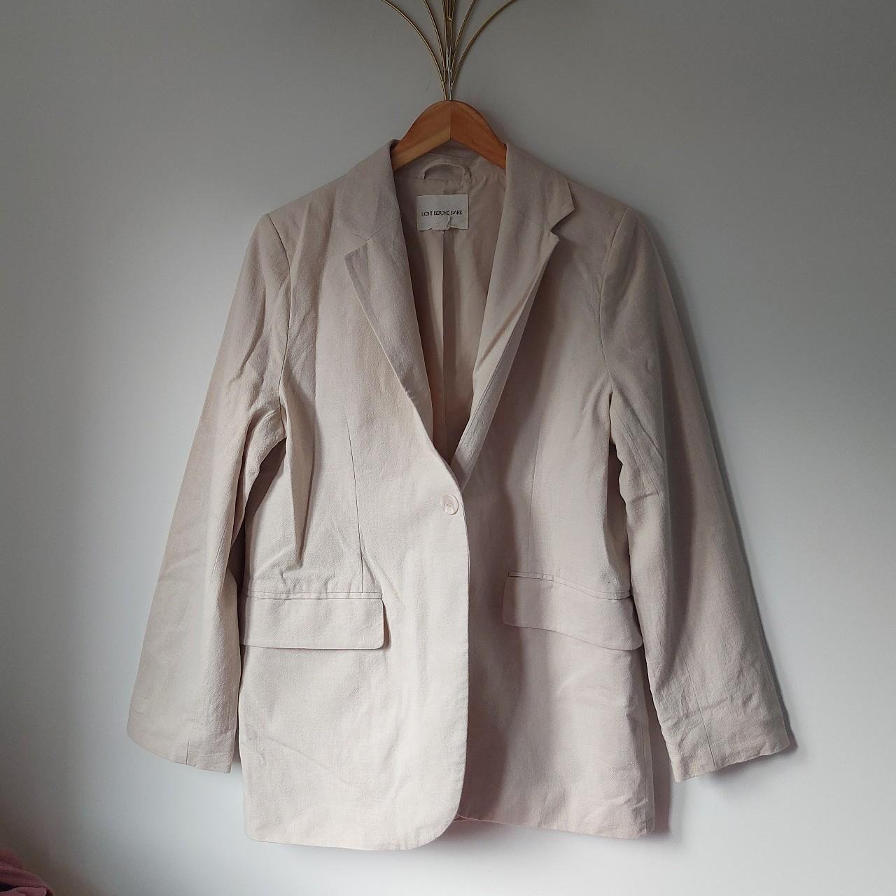 Light 2024 cream blazer