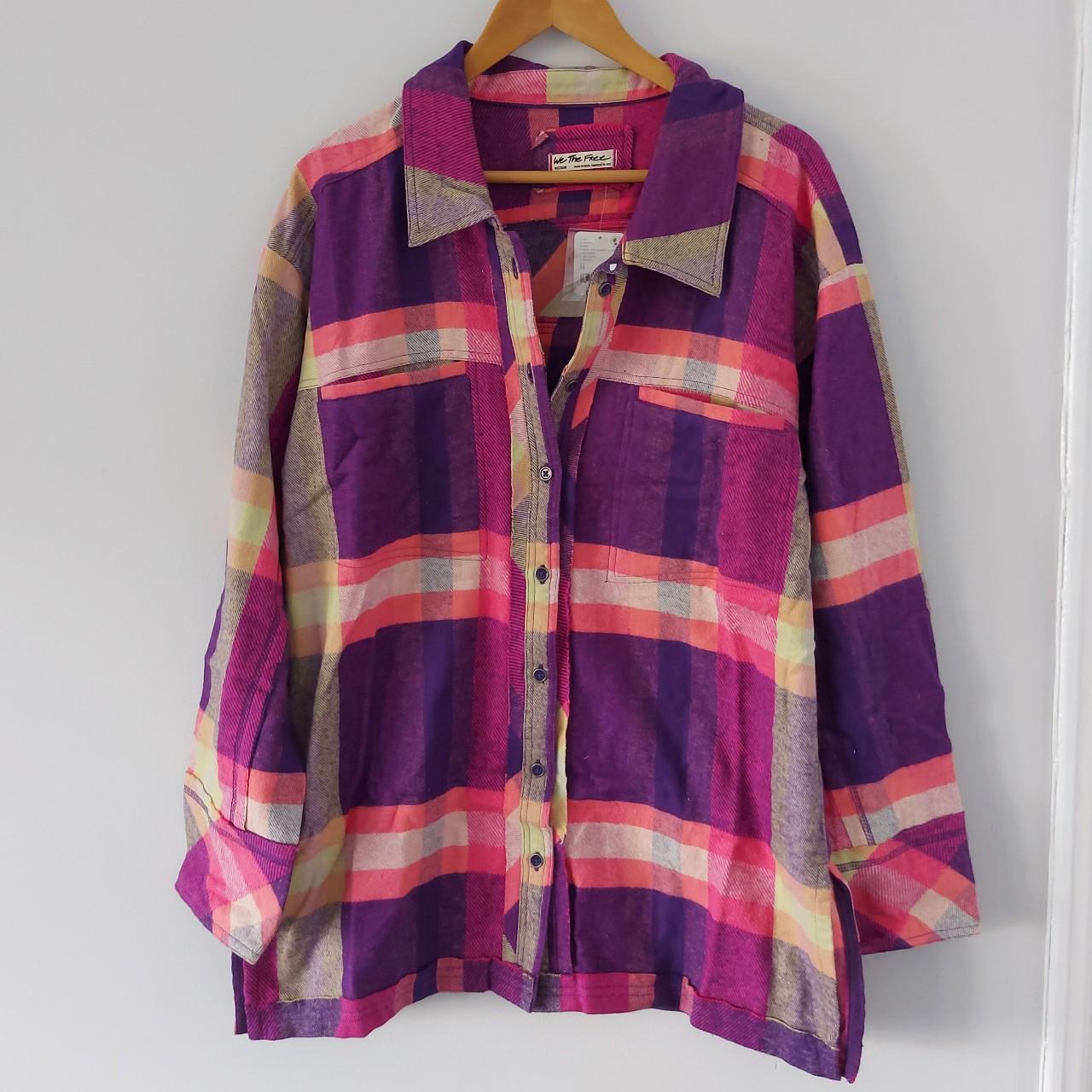 NEW outlet Free People So Long Summer Plaid Top