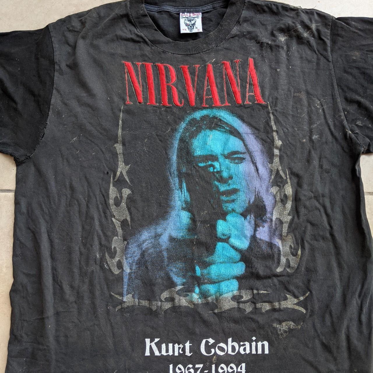 XL vintage mex Nirvana tee. Front and back print... - Depop