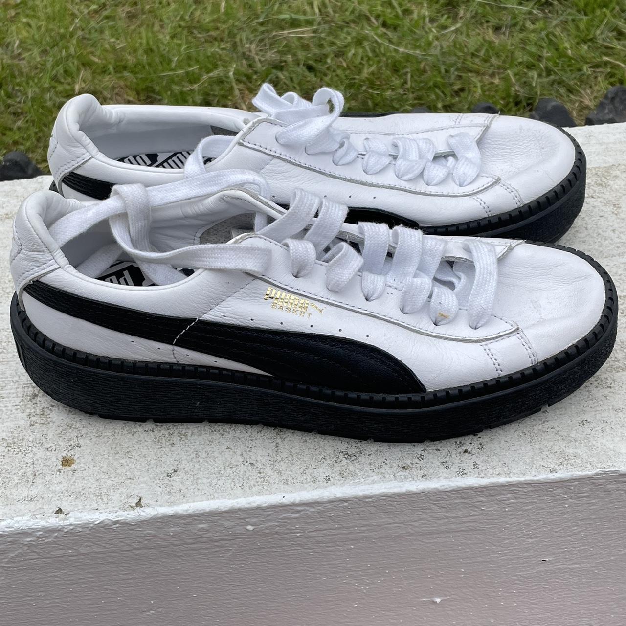 Puma Women's White Trainers | Depop