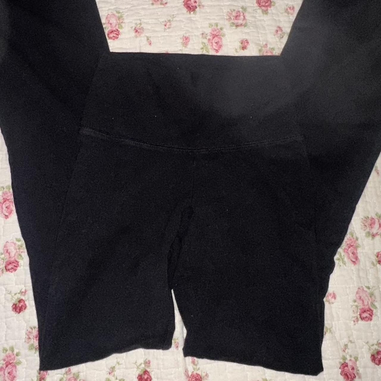 wild fable high waisted black 2000s y2k flare yoga... - Depop