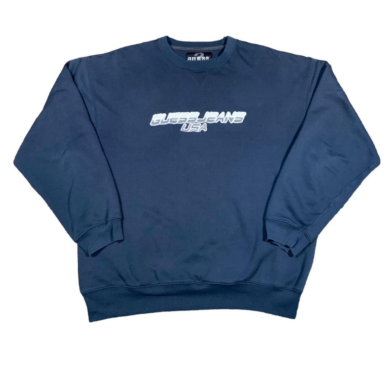 Guess outlet navy sweatshirt