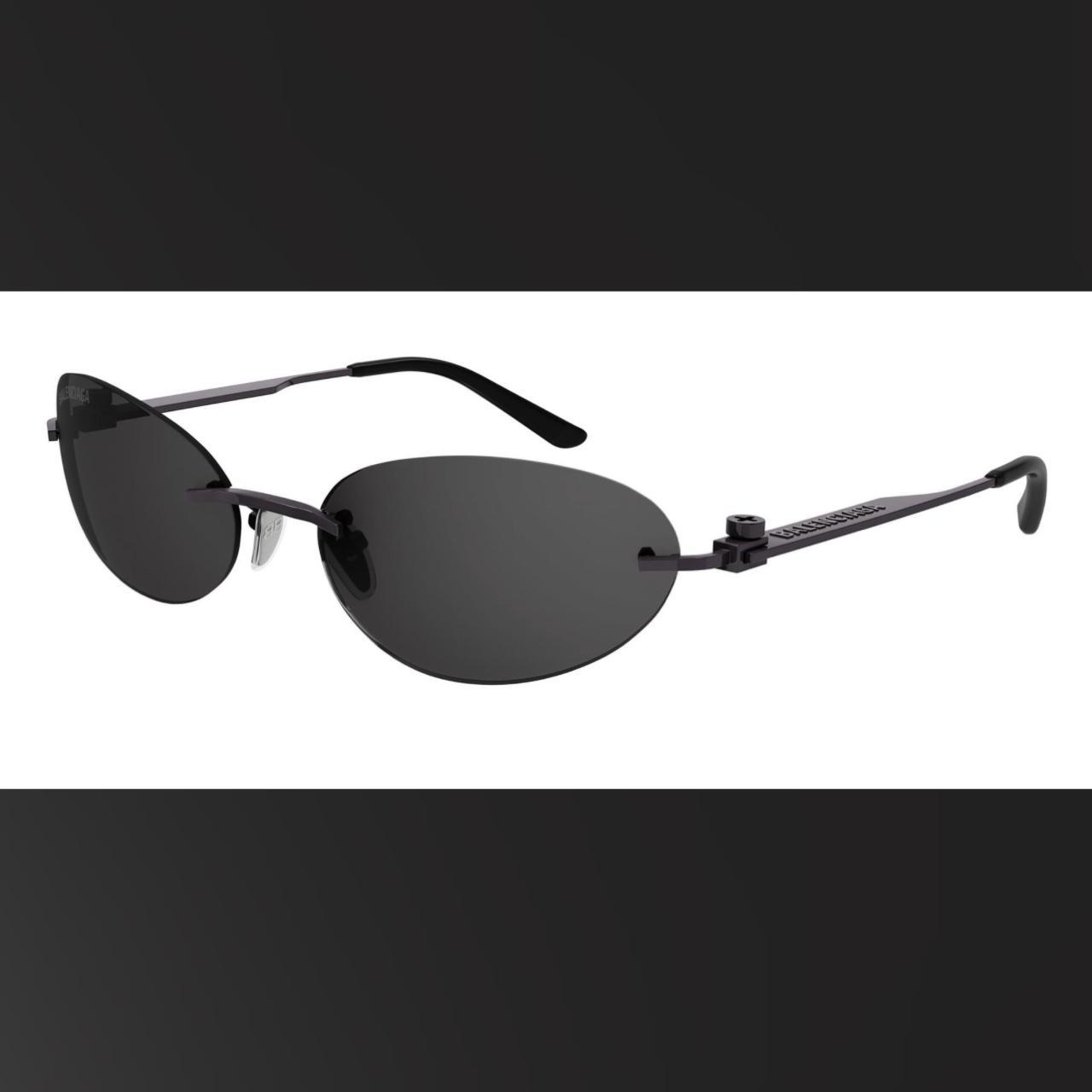 Balenciaga Women's Black Sunglasses (4)