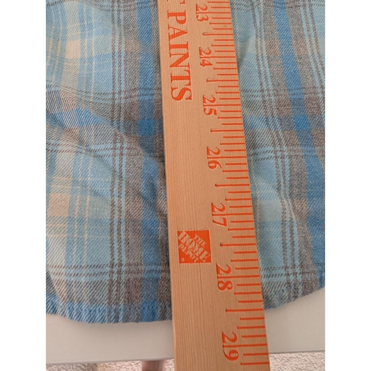 Women's Shirt - Blue - XL – LL Bean Plaid Flannel… - image 7