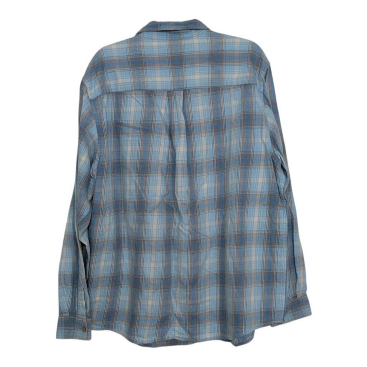 Women's Shirt - Blue - XL – LL Bean Plaid Flannel… - image 4