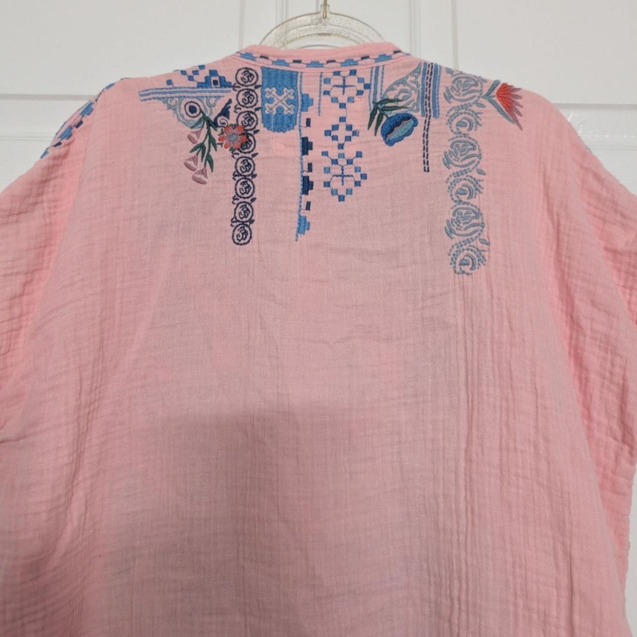 Johnny Was Women's T-shirt - Pink - XS – Biya Joh… - image 7