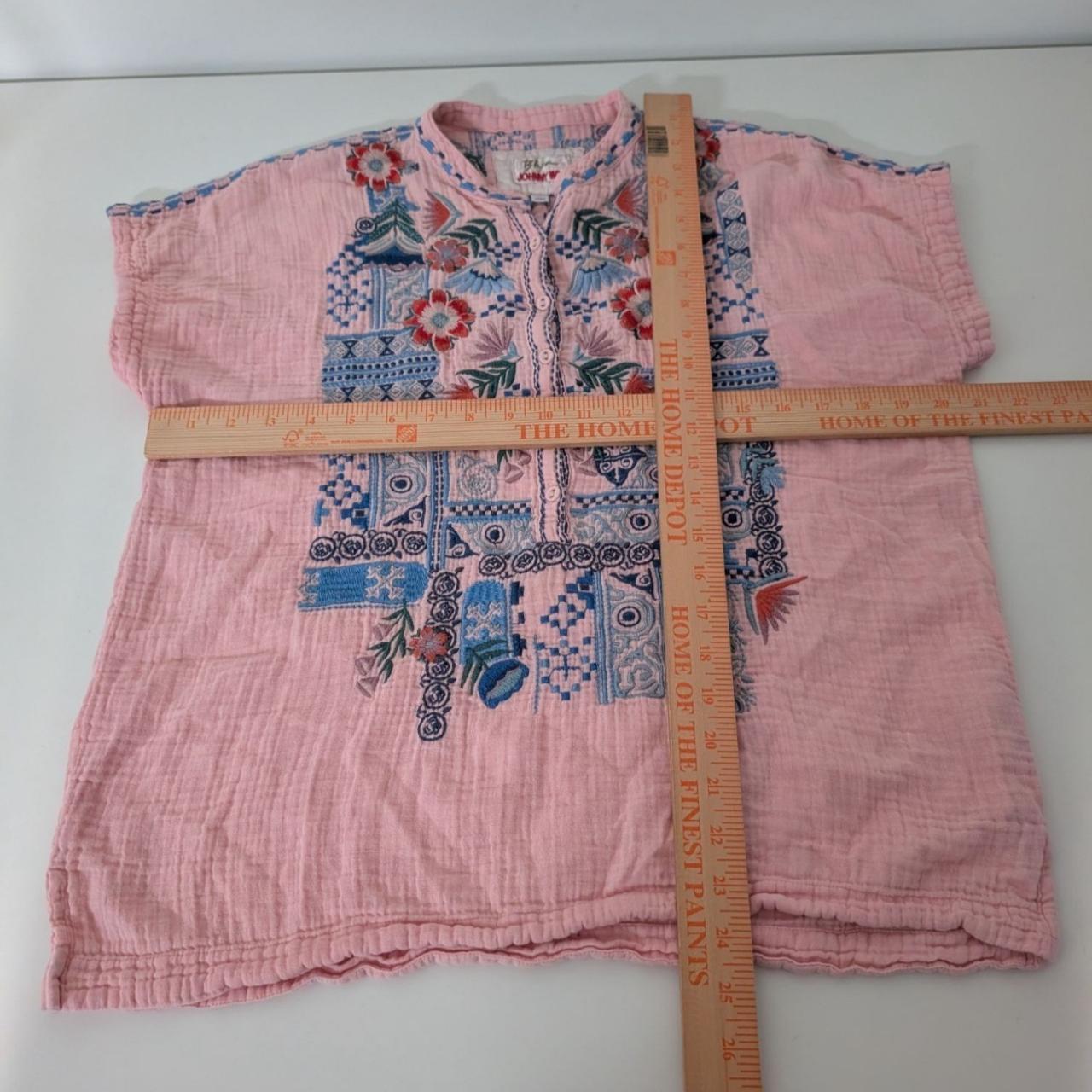 Johnny Was Women's T-shirt - Pink - XS – Biya Joh… - image 8