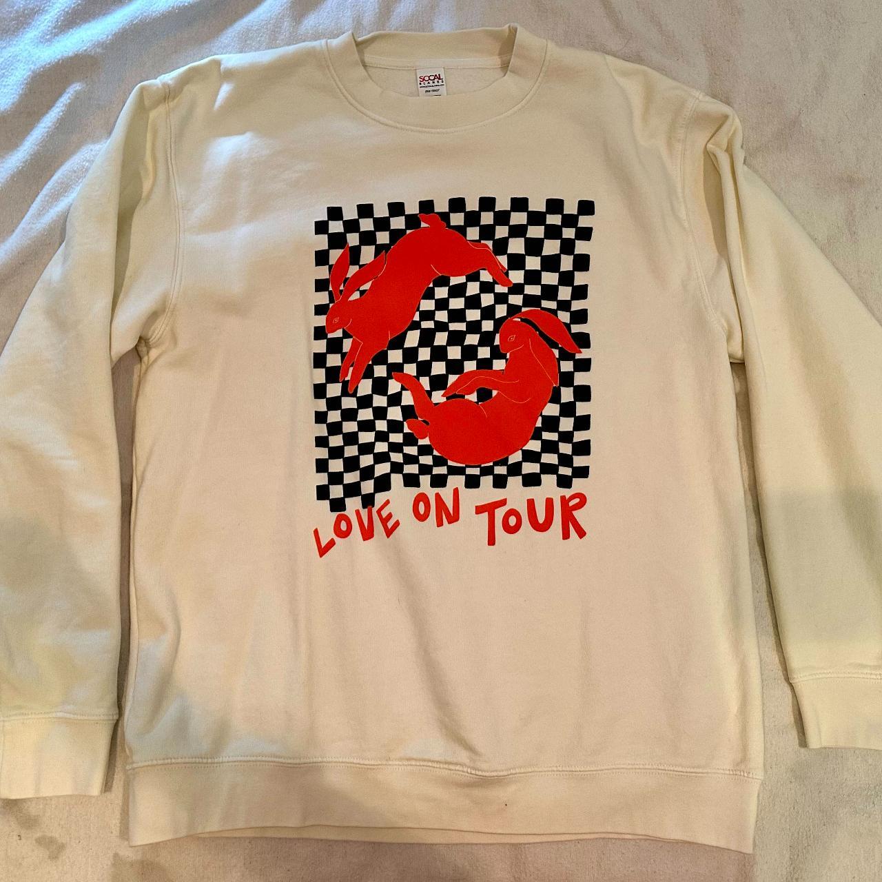 Harry styles love on tour top 2021 bunny crewneck