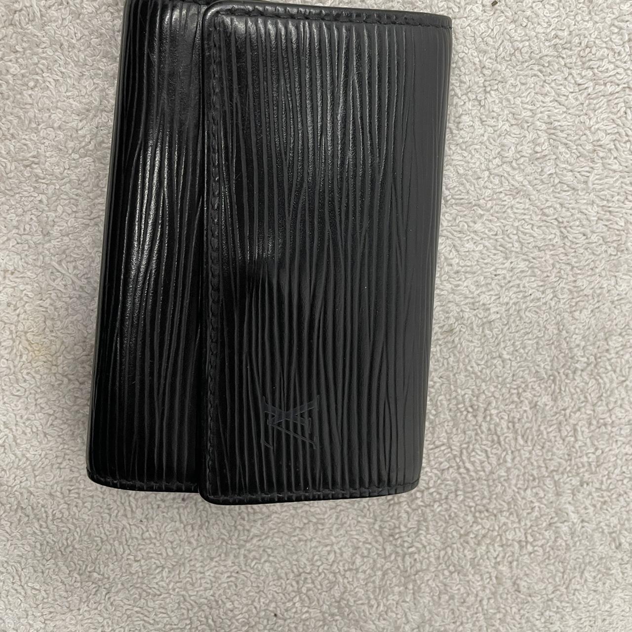 Black Louis Vuitton epi key wallet, condition is - Depop